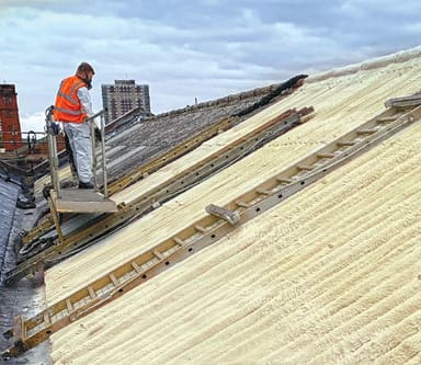 waterproofing a commercial asbestos roof