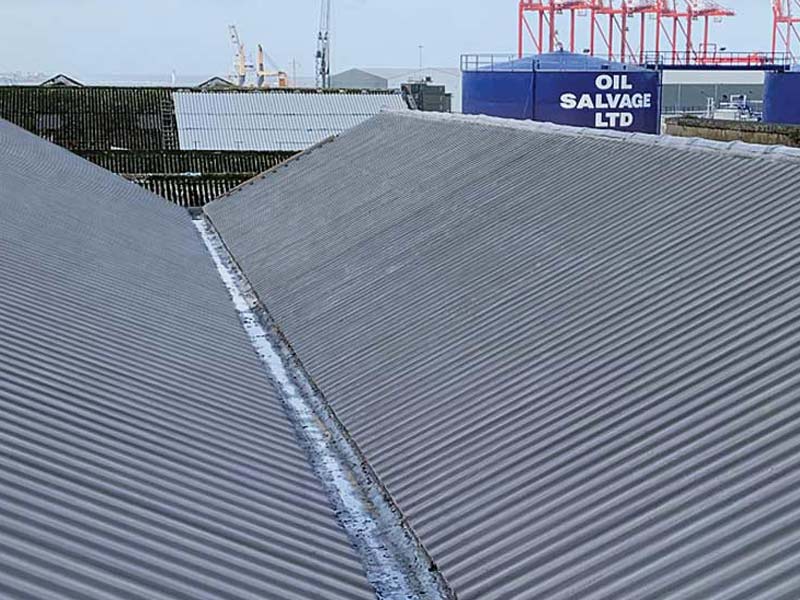Indutrial assbestos roof waterproof system